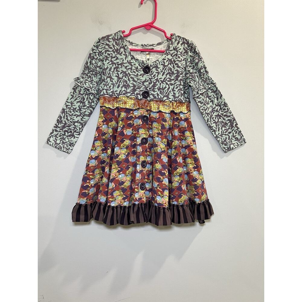 Matilda Jane You And Me Bridgette Dress For‎ Girl Size 6 Boho Cottage Fairy Core